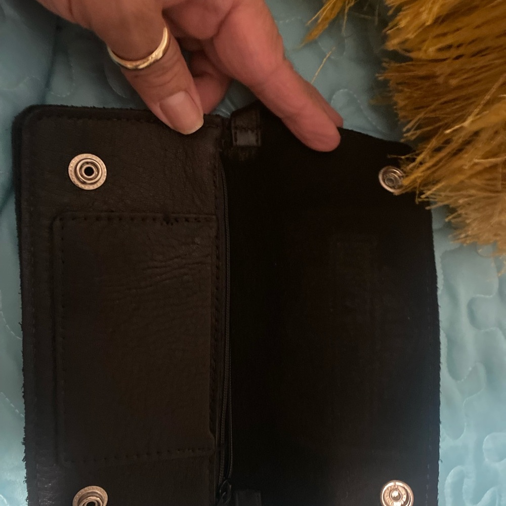 Leather Harley Davison pouch purse